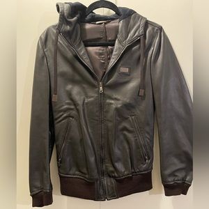Dolce & Gabbana Lamb Leather Jacket
